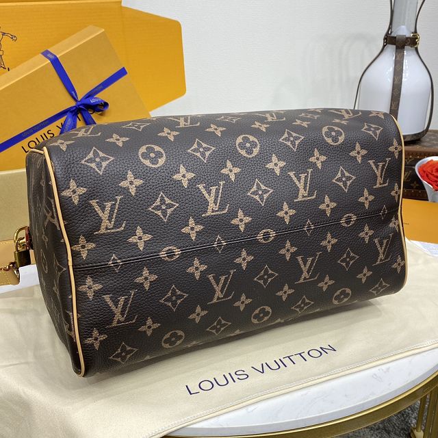 Louis vuitton original soft calfskin speedy P9 40 M24422 brown