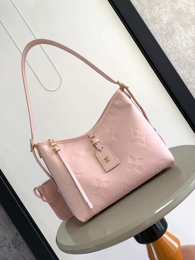 Louis vuitton original calfskin carryAll pm M47082 light pink