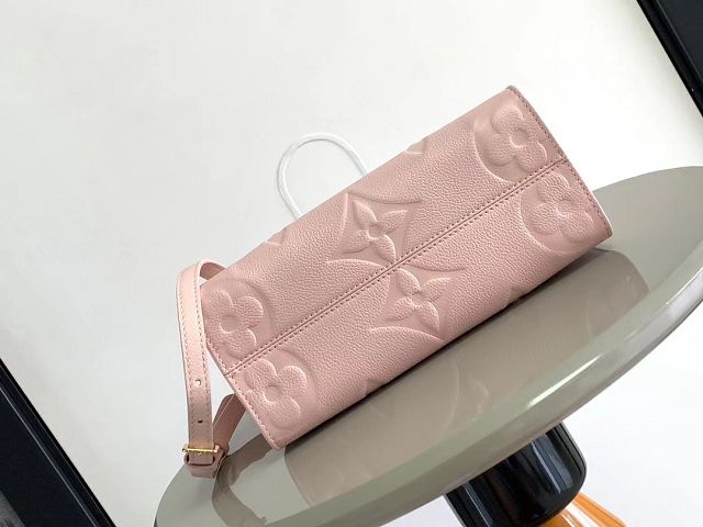 Louis vuitton original calfskin onthego pm M45653 light pink