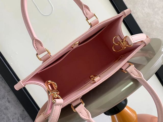 Louis vuitton original calfskin onthego pm M45653 light pink