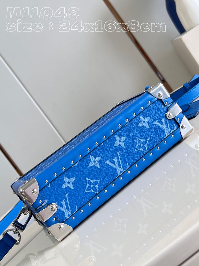 Louis vuitton original monogram canvas clutch box M10611 blue