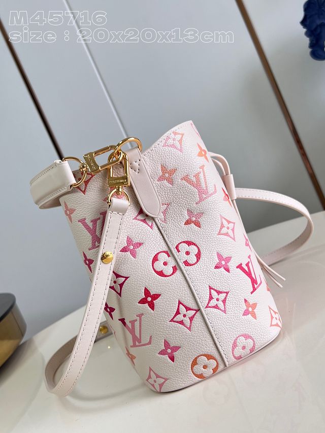 Louis vuitton original calfskin neonoe BB M24649 white&pink