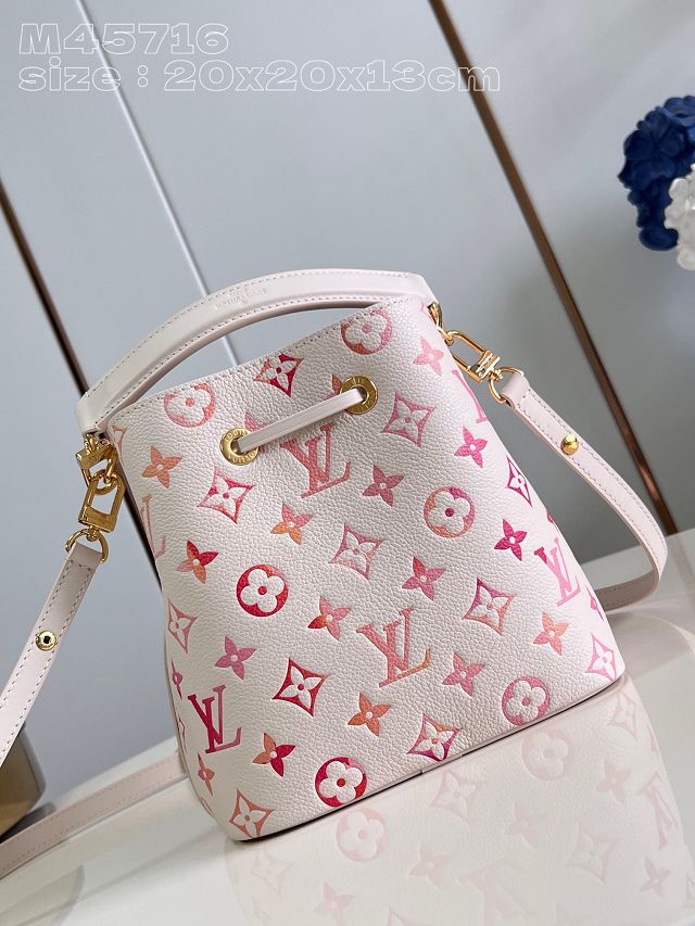 Louis vuitton original calfskin neonoe BB M24649 white&pink