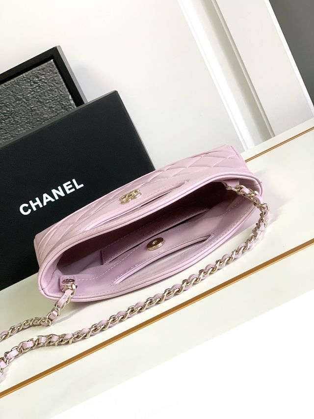 2024 CC original lambskin nano 31 bag AS3656 light purple