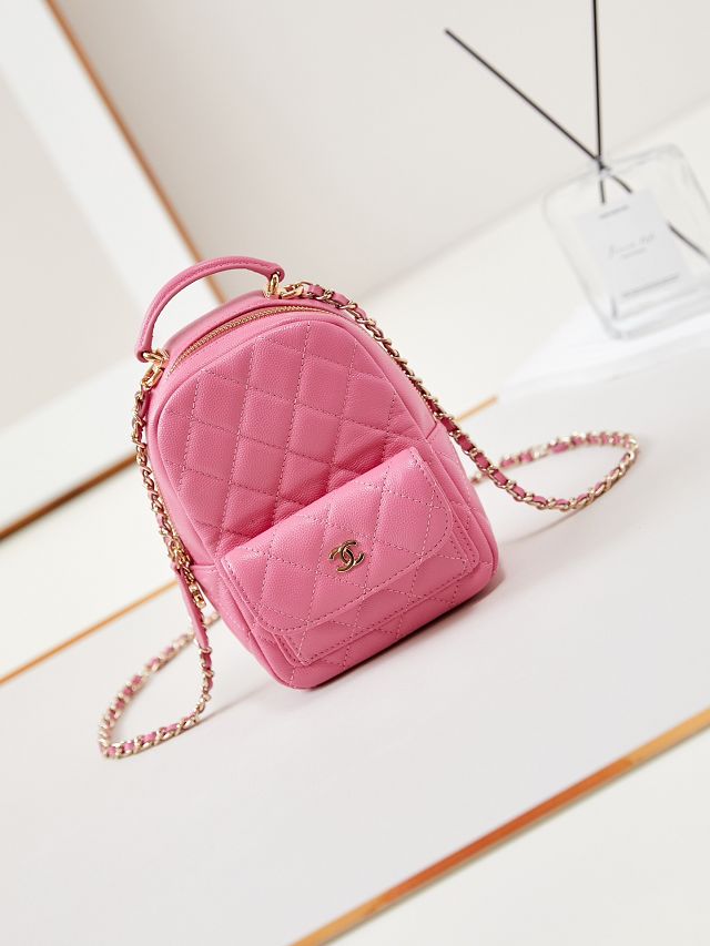 CC original grained calfskin mini backpack AP3753 pink