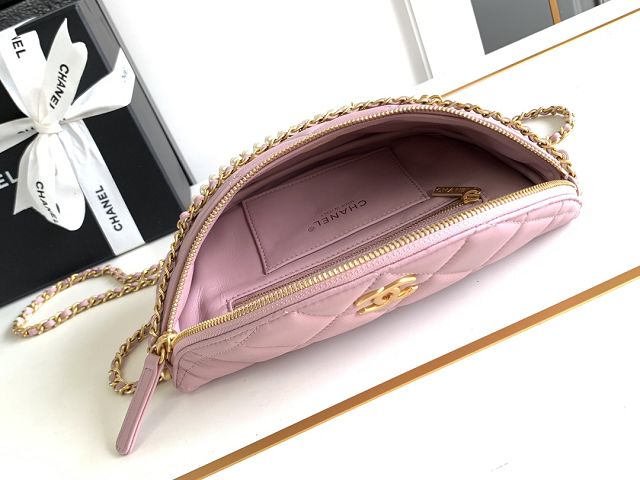 CC original lambskin waist bag AS4991 pink