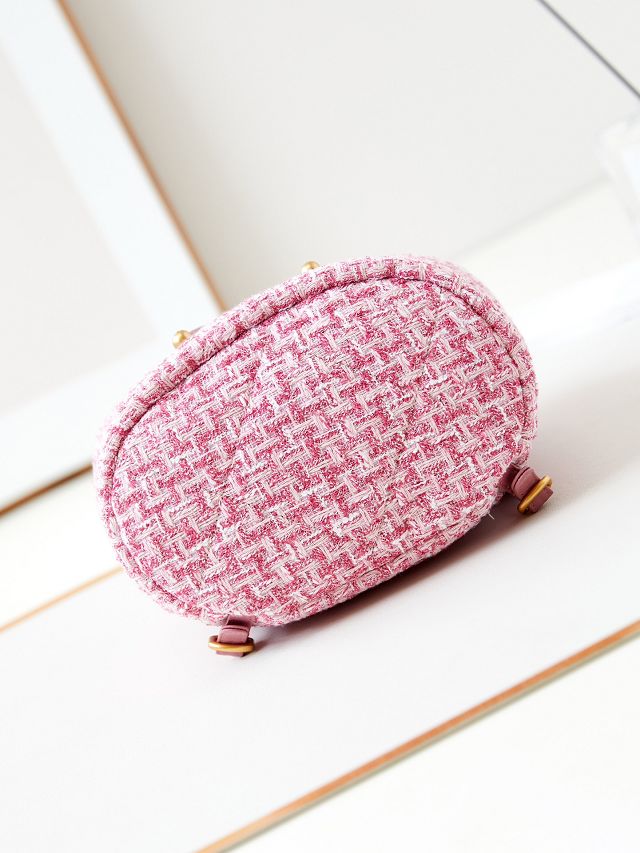 CC original tweed 19 backpack AS4223 pink