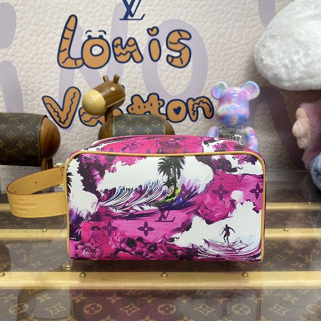 Louis vuitton original monogram canvas locker dopp kit M83112