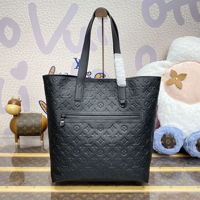 Louis vuitton original calfskin excursion tote handbag M24777 black