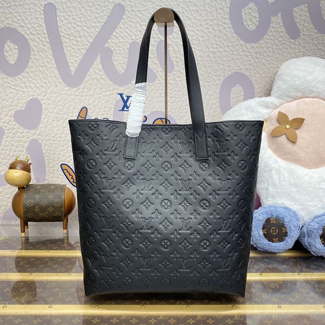 Louis vuitton original calfskin excursion tote handbag M24777 black