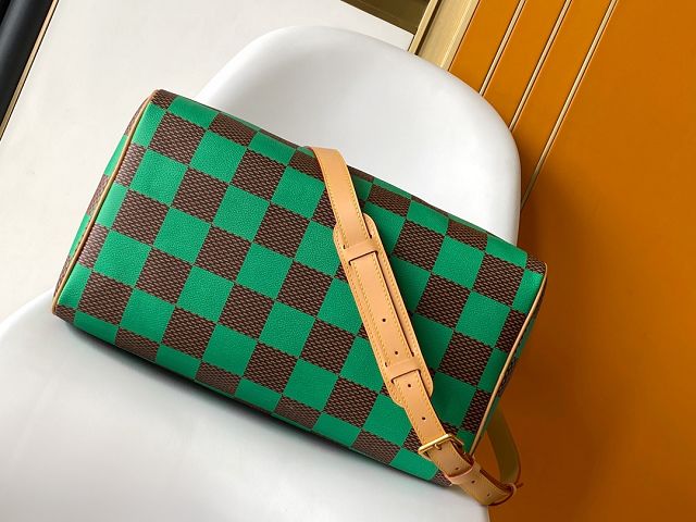 Louis vuitton original damier canvas speedy 40 N40579 green