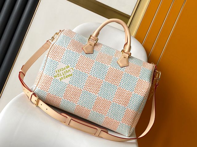 Louis vuitton original damier canvas speedy 40 N40689 white