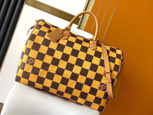 Louis vuitton original damier canvas speedy 50 N40578 yellow