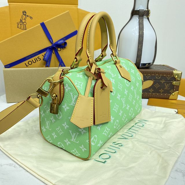 Louis vuitton original soft calfskin speedy P9 25 M24423 green