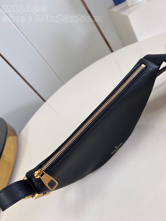 Louis vuitton original calfskin low key bumbag M11429 black