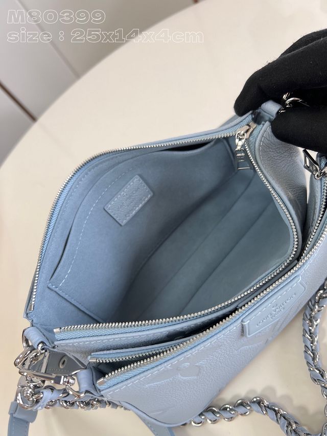 Louis vuitton original calfskin multi pochette M80399 light blue