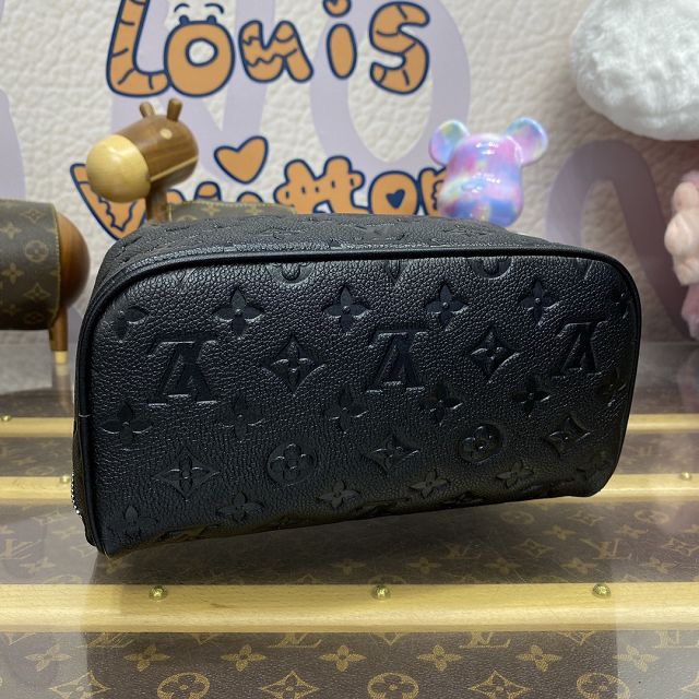 Louis vuitton original calfskin toiletry bag M11508 black