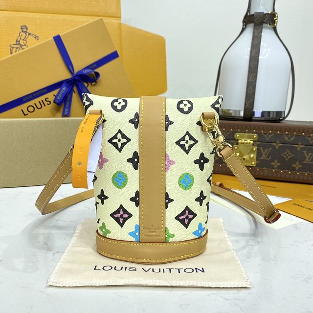 Louis vuitton original monogram canvas envelope pouch M83344 white