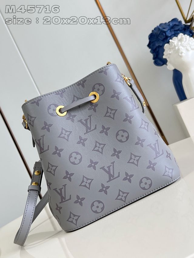 Louis vuitton original calfskin neonoe BB M12749 grey