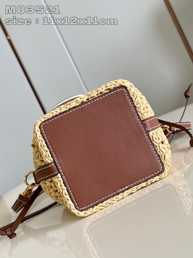 Louis vuitton original raffia noe purse M83521 natural