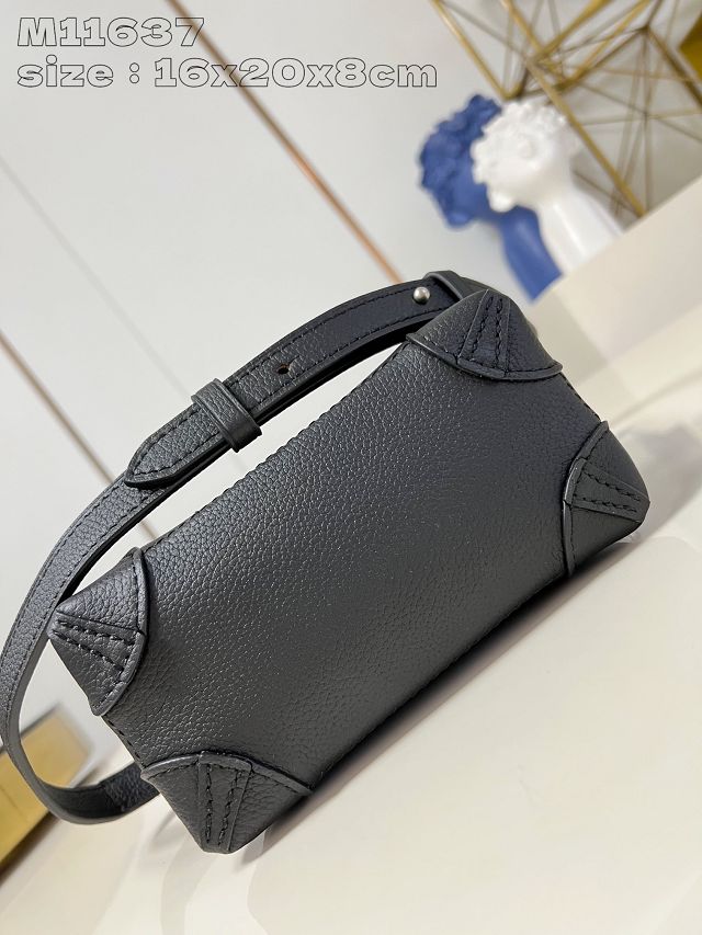 Louis vuitton original calfskin Steamer 15 bag M11637 black