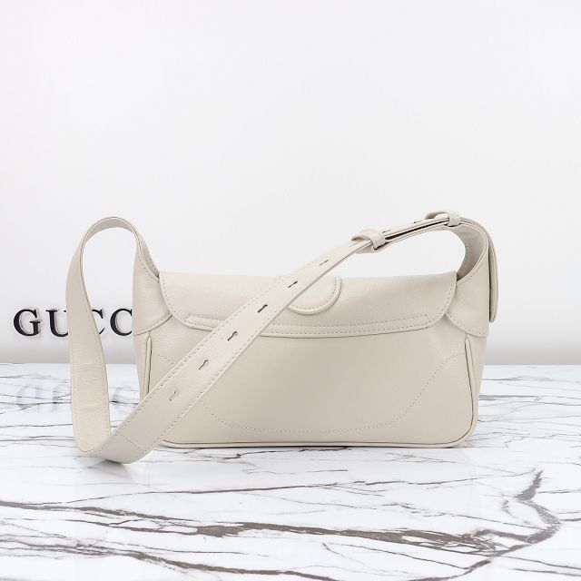 GG original calfskin aphrodite small shoulder bag 735106 white