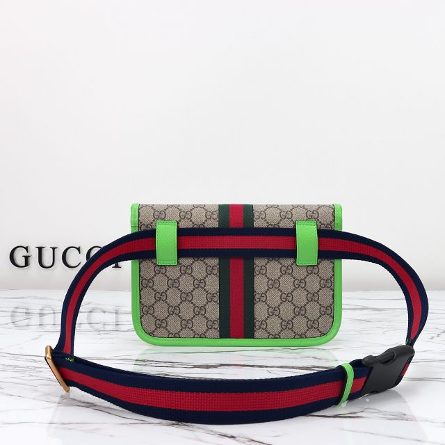 GG original canvas belt bag 752597 green