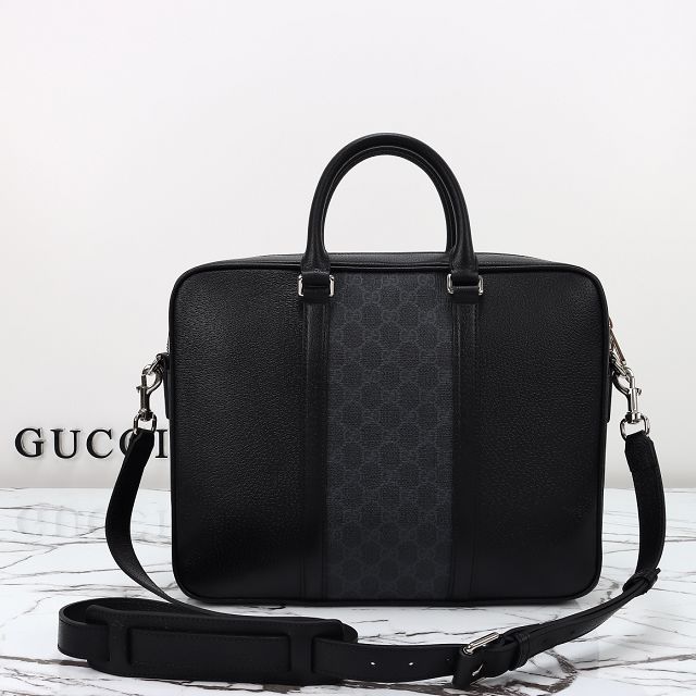 GG original calfskin medium briefcase 795461 black