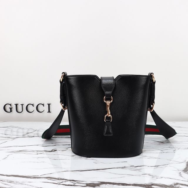 GG original calfskin mini bucket shoulder bag 782908 black