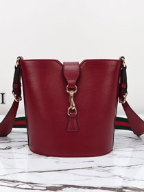 GG original calfskin mini bucket shoulder bag 782908 red