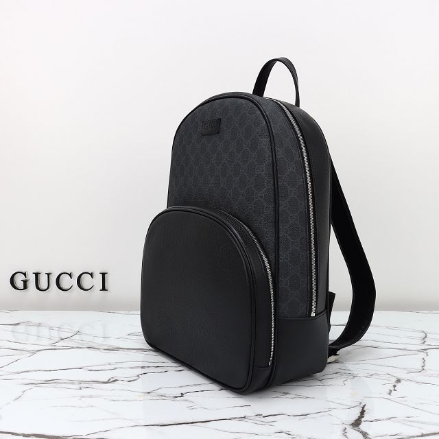 GG original calfskin&canvas medium backpack 795462 black