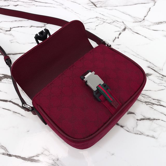 GG original canvas mini crossbody bag 802100 bordeaux