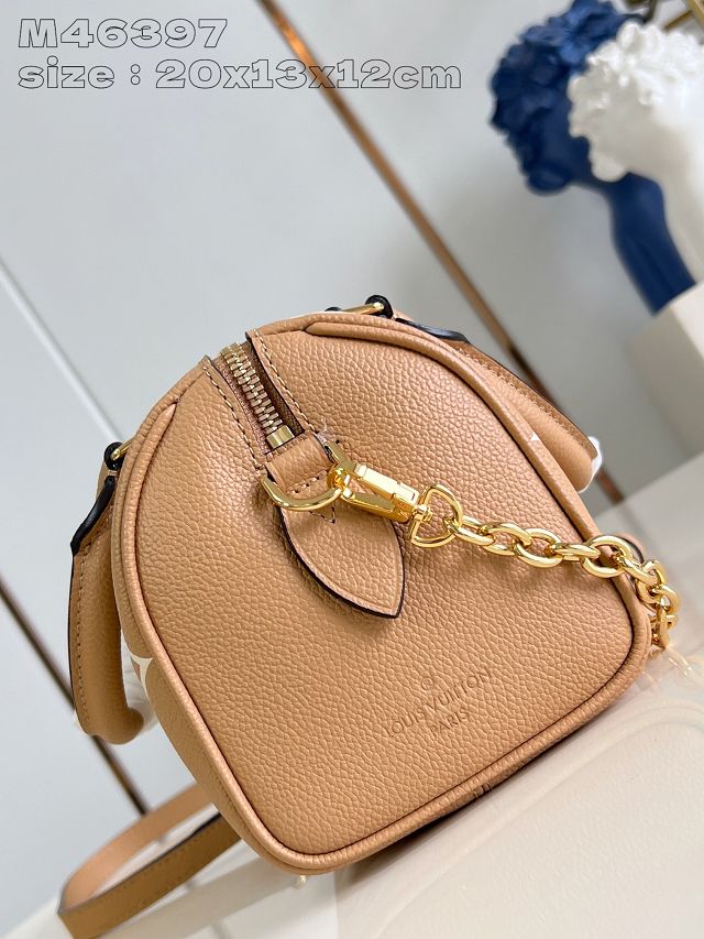 Louis vuitton original calfskin speedy 20 M46397 arizona beige