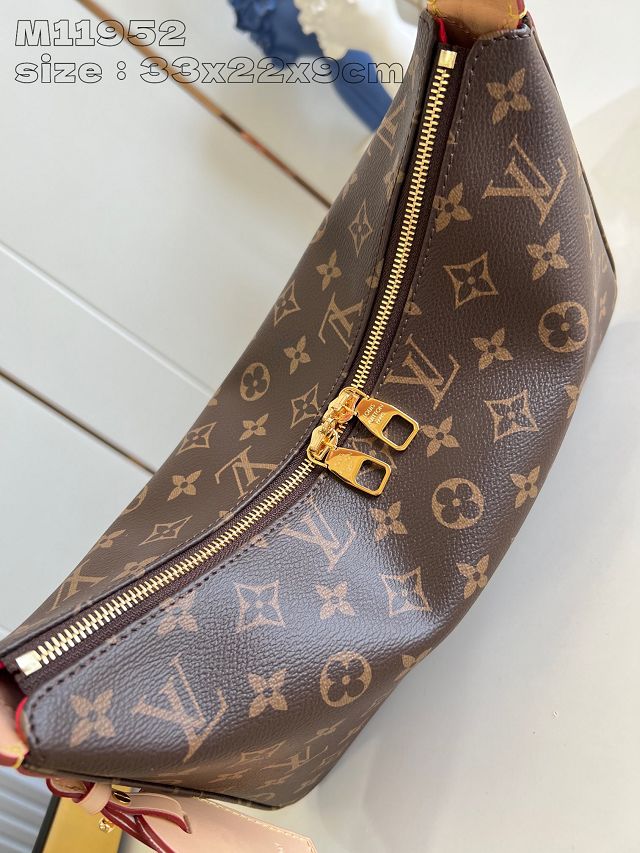 Louis vuitton original monogram canvas slouchy PM shoulder bag M11952