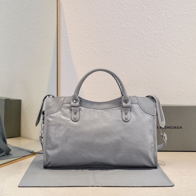 Balenciaga original lambskin le city medium bag 7977862 grey