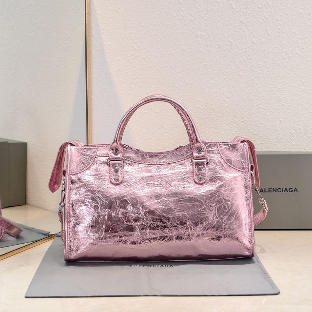 Balenciaga original lambskin le city medium bag 7977862 pink