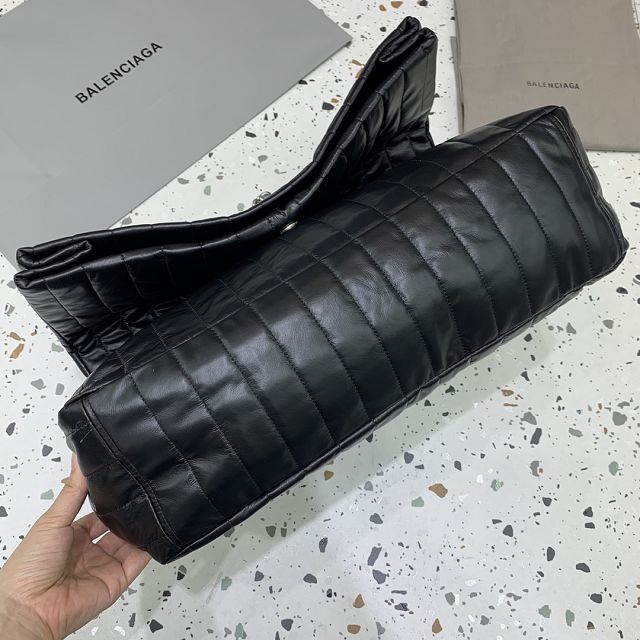 Balenciaga original calfskin monaco large bag 7659332 black