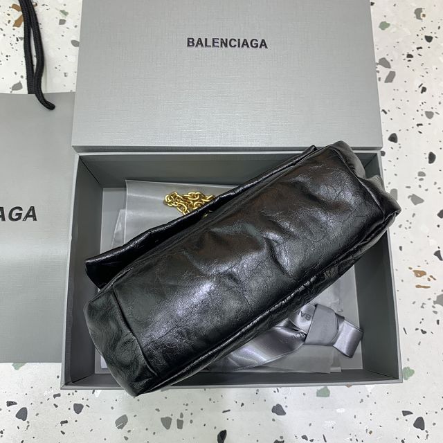 Balenciaga original calfskin monaco mini bag 7929772 black