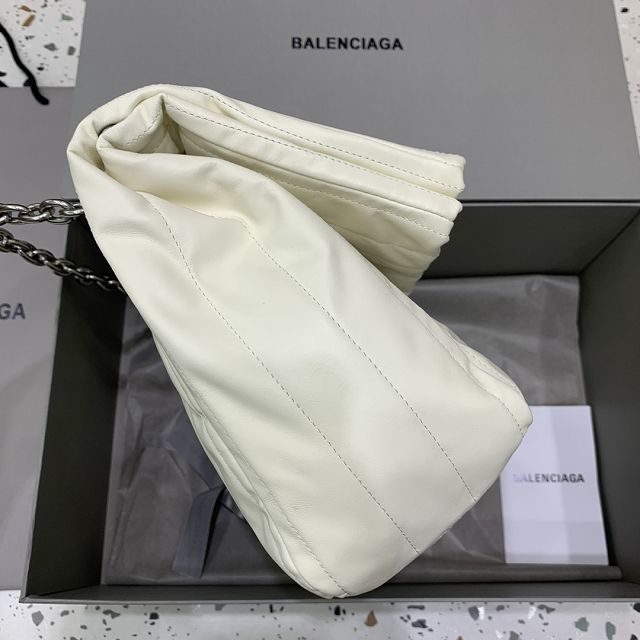 Balenciaga original calfskin monaco medium bag 7659452 white