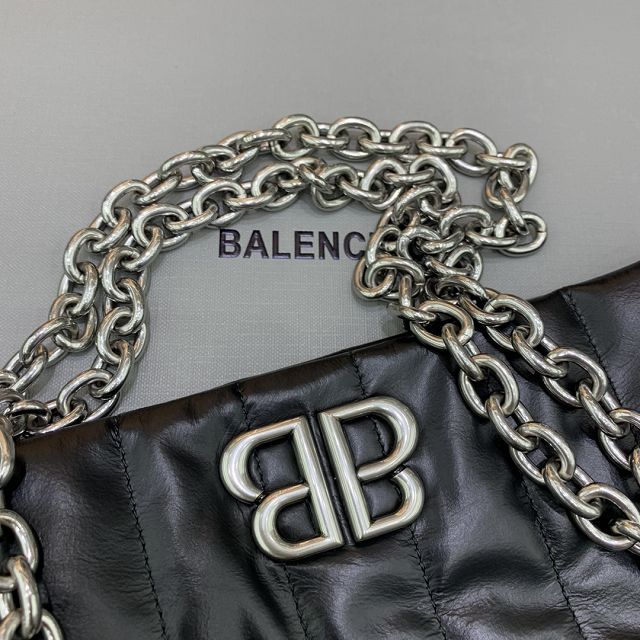 Balenciaga original calfskin monaco small bag 7659662 black