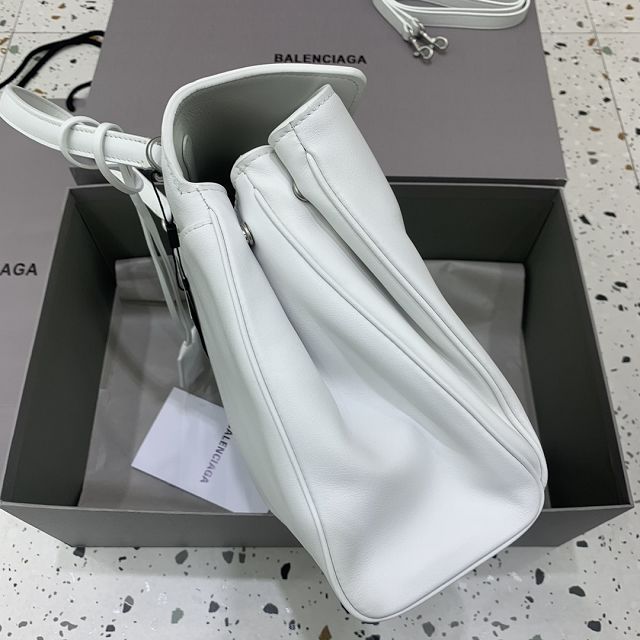 Balenciaga original calfskin rodeo medium handbag 7897722 white