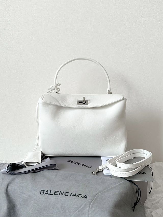 Balenciaga original calfskin rodeo mini handbag 7954562 white