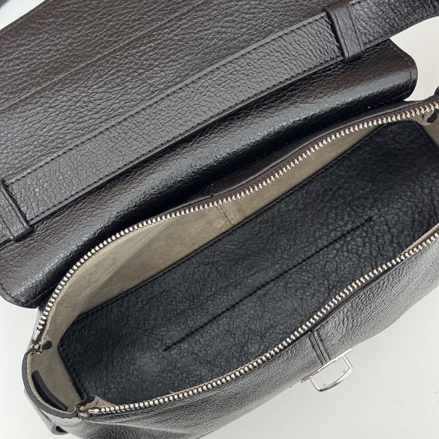 Lemaire original calfskin small messenger bag EH8005 black