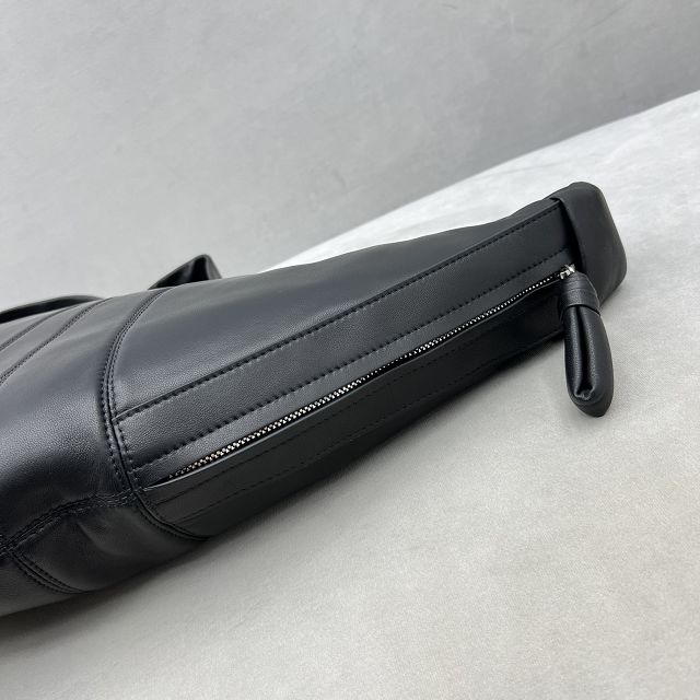 Lemaire original lambskin large croissant bag LL097 black 