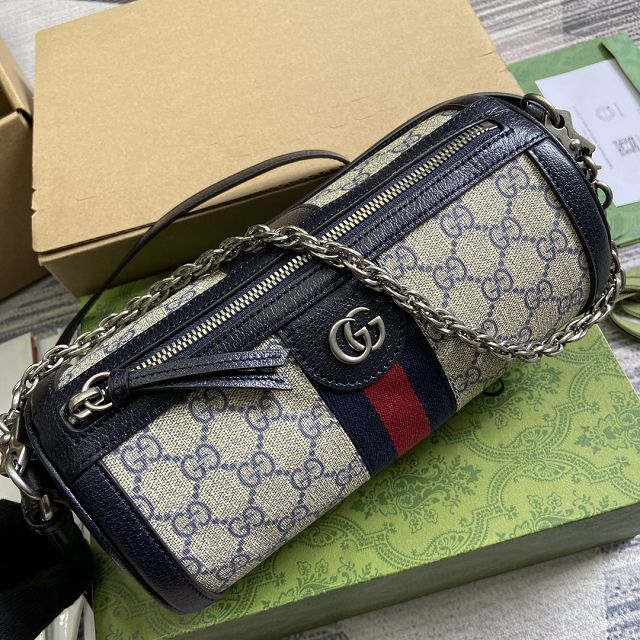 GG original canvas ophidia small shoulder bag 795194 blue