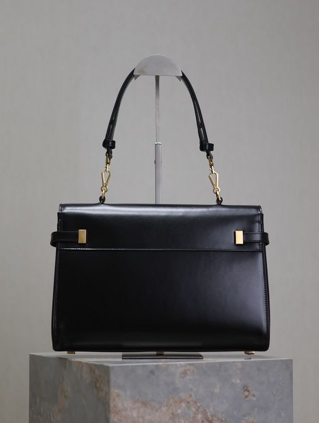 YSL original calfskin manhattan top handle bag 769512 black