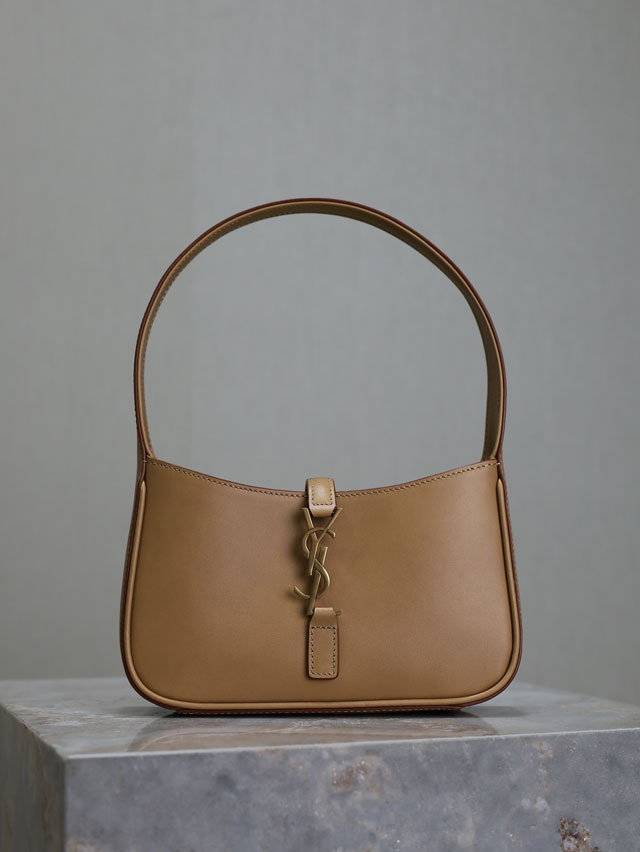 YSL original calfskin le 5A7 mini bag 710310 apricot