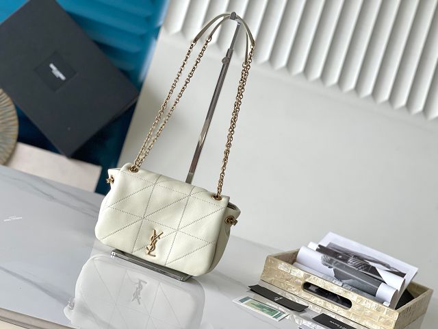 YSL original lambskin jamie 4.3 mini bag 766754 white