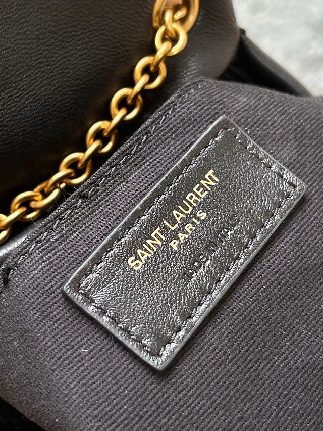 YSL original lambskin jamie 4.3 nano chain bag 766756 black