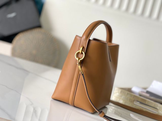 YSL original calfskin small le 37 bucket bag 749036 brown